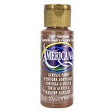 Warm light cinnamon acrylic paint in a 2oz bottle, ideal for versatile art projects on various surfaces.