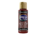 Acrylic Paint - Americana Acrylic 2oz Napa Red