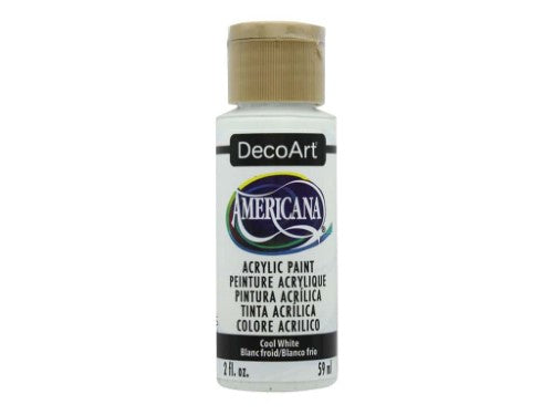 Acrylic Paint - Americana Acrylics 2oz Cool White