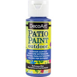 Acrylic Patio Paint in Hydrangea Blue, 2oz, ideal for outdoor surfaces with vibrant, durable, scuff-resistant finish.