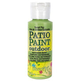 Vibrant Sweet Pea Patio Paint in a 2oz bottle, perfect for durable outdoor DIY projects on various surfaces.