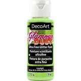 Glamour Dust 2oz Limelight bottle showcasing ultra-fine glitter paint for arts and crafts, providing a dazzling shimmer effect.