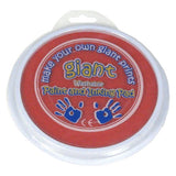 Giant 15cm orange paint pad for kids, perfect for messy creative play with palm printers and finger painters.