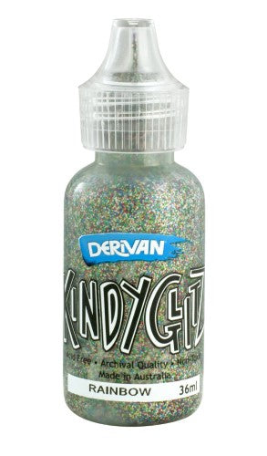Glitter - Derivan Kindy Glitz 5 X 36ml Rainbow