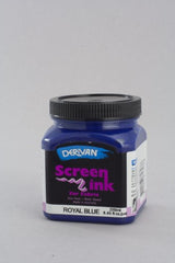 Ink - Derivan Screen Ink 250ml Royal Blue