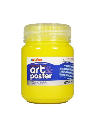Poster Paint - Fas A&P 250ml Yellow