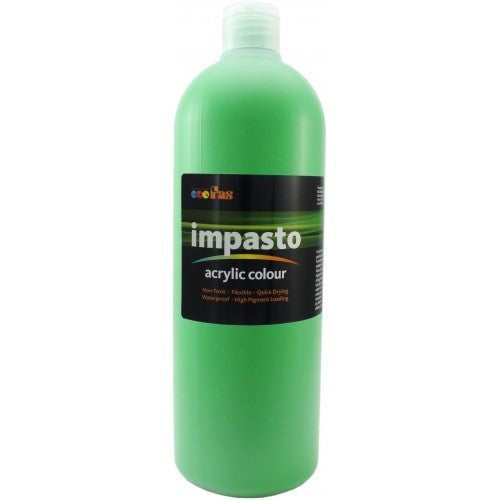 Acrylic Paint - Fas Impasto Acrylic 1ltr Green Light