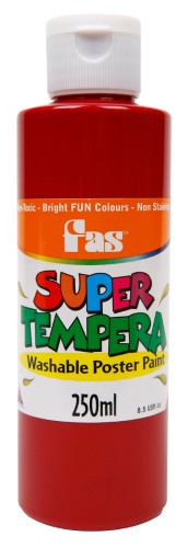 Fas Super Tempera 250ml Burgundy