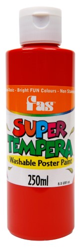 Fas Super Tempera 250ml Crimson