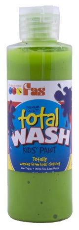 Vibrant 250ml washable paint for kids in Leaf color, easy to clean, non-toxic, ideal for crafts and artwork.