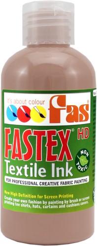 Heat Set Ink - Fas Textile Ink 250ml Umber