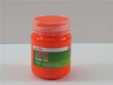 Vibrant Fluo Orange heat set ink in 250ml, perfect for creating bold, colorfast designs on various fabrics.