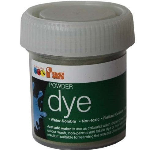 Vibrant Fas Watersoluble Dye in Burgundy, 30g, perfect for fabric, paper crafts; safe, non-permanent, easy to mix with water.