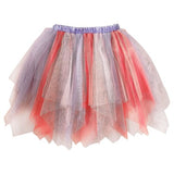 Colorful butterfly tutu for 3-5 years, made of soft tulle, perfect for dress-up, parties, and imaginative play.