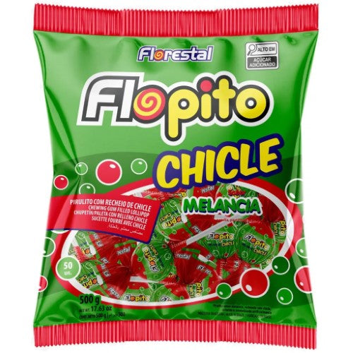 Flopito Lollipops Watermelon GREEN 600g ( 24 Pack )