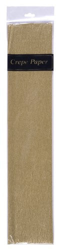 High-quality brown crepe paper roll (50cm x 2m) ideal for crafting, decorations, and floral arrangements.