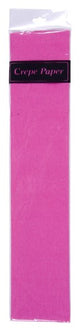 Premium pink crepe paper roll (50cm x 2m) for versatile crafting, ideal for party decor and DIY projects.