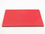 Vibrant red tissue paper pack with 10 sheets, perfect for wrapping gifts and enhancing DIY projects, measuring 500 x 750mm each.