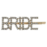 Dazzling diamante hair slide for brides, perfect for hen parties and wedding celebrations, adds sparkle to any hairstyle.