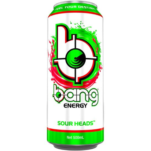 Bang Energy Sour Heads 500ml ( 12 Pack )