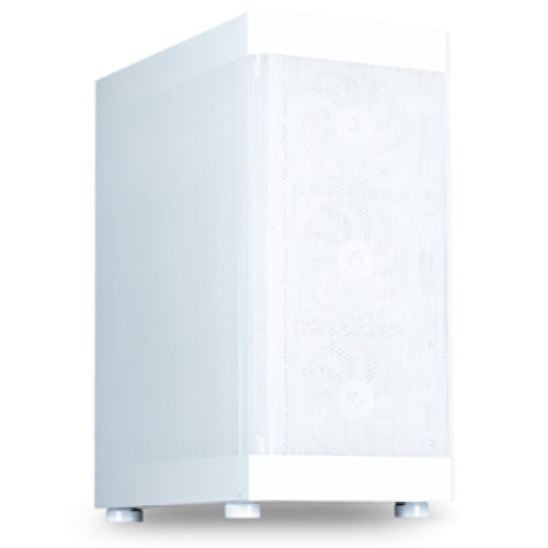 ZALMAN I4 ATS Mid Tower Case in White, featuring tempered glass panels and optimal airflow for stylish PC builds.