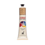 Acrylic paint in 75ml fawn, offering a rich opaque color and velvet matte finish, ideal for various artistic applications.