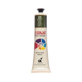 Acrylic paint in rich Olive Green, ideal for artists seeking vibrant color and durability in various applications.