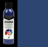 Bright Harbour Blue acrylic paint in a 250ml bottle, perfect for flawless one-coat coverage on various surfaces.