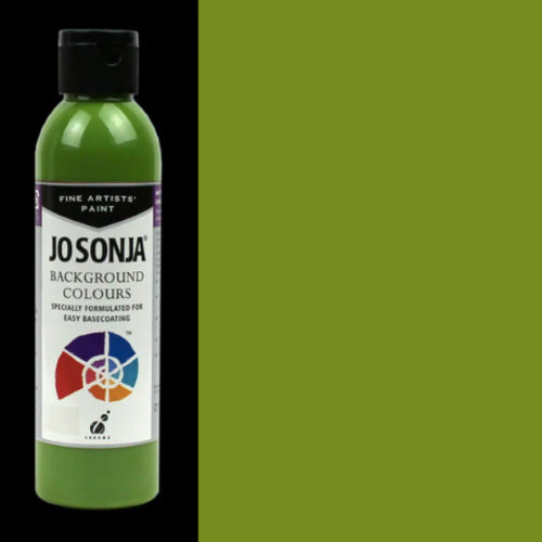 Agreen 250ml acrylic paint from Jo Sonja's Background Clear series, ideal for vibrant art and smooth base coating.