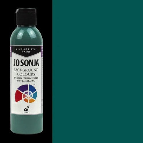 Acrylic paint in Stillwater color from Jo Sonja's Potting Shed, ideal for various surfaces, non-toxic, and highly pigmented.