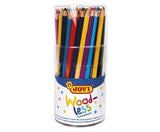 JOVI WOODLESS PENCIL JAR 84 featuring vibrant, durable pencils for young artists, designed for comfort and creativity without breakage.