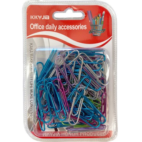 Durable 33mm paper clips in a 6 pack, perfect for organizing documents without damage, featuring 90 sturdy clips.
