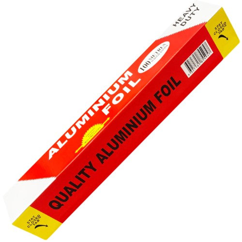 Large Smartfox NZ Aluminium Foil roll (45cm x 100m) for durable cooking, baking, and food storage with easy handling.