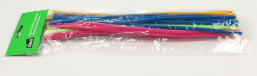 Craft - Pipe Cleaners Assorted Colours 30cm 30pc