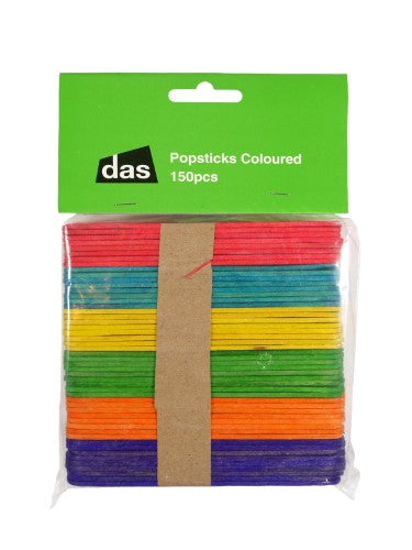 Craft - Popsticks Coloured 500pc