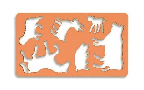 Artist Stencil set featuring charming farm animals for easy, precision drawing on various surfaces.