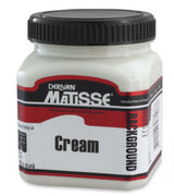 Matisse Background 250ml Cream Acrylic Paint in a jar, ideal for versatile use on various surfaces with a smooth finish.