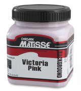 Matisse Background Acrylic Paint in Victorian Pink, 250ml, offers vibrant color and a matte-velvet finish for various surfaces.