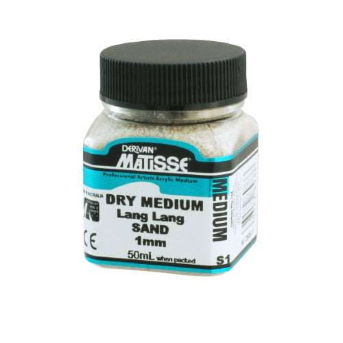 Matisse Dry Med 40ml in Lang Sand offers versatile textural effects for artists, perfect for experimentation and creativity.