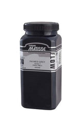 A bottle of Matisse Flow acrylic paint in Phthalo Green S2, ideal for fluid brushwork and airbrush techniques.