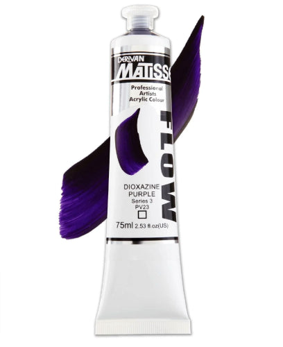 Acrylic Paint - Matisse Flow 75ml Diox Purple S3