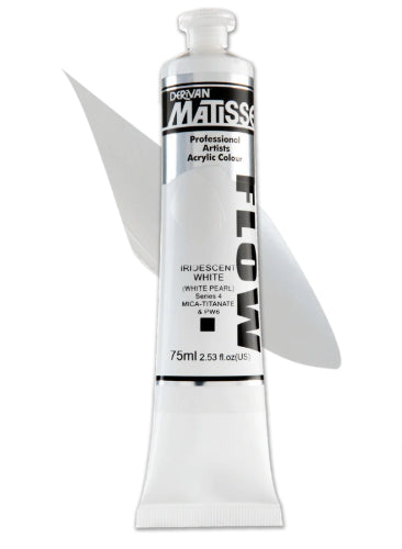 Acrylic Paint - Matisse Flow 75ml Iridescent White S4