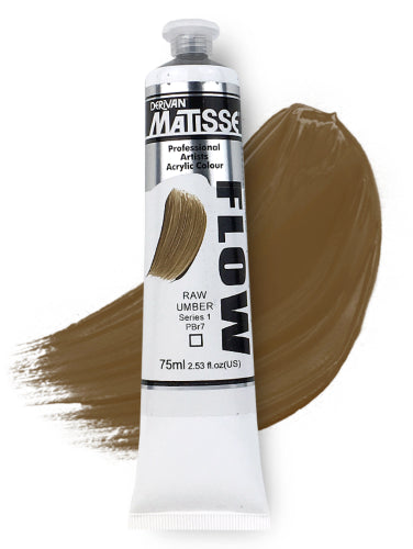 Acrylic Paint - Matisse Flow 75ml Raw Umber S1