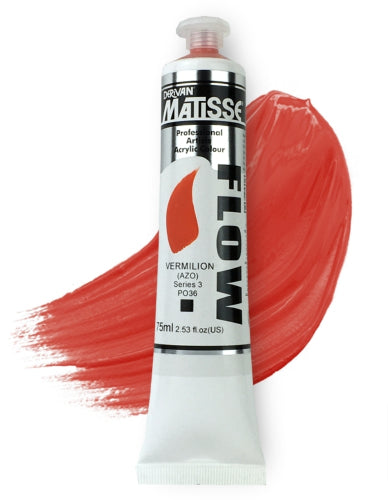 Acrylic Paint - Matisse Flow 75ml Vermilion S3