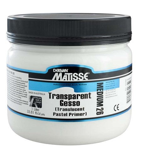 Artist Primer - Matisse Mm26 1ltr Transparent Gesso