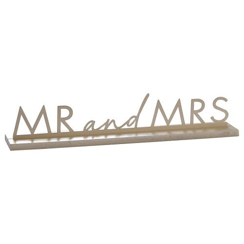 Modern Luxe Mr & Mrs Sign