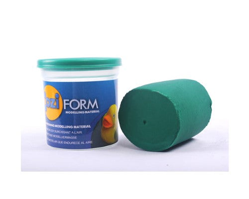 Soft, gluten-free air-hardening modelling clay for creative projects, ideal for kids and professional artists, 100g.