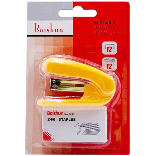 Baishun Stapler Set featuring a reliable stapler and staples, perfect for organizing paperwork in any workspace.