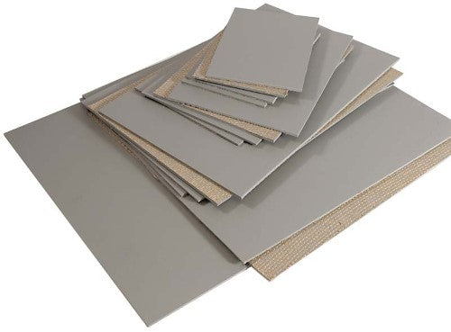 High-quality grey Lino Block 450 X 450mm, ideal for detailed printmaking and creative projects. Durable and user-friendly.