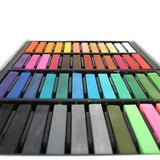 Set of 6 black pastels designed for smooth application, vibrant colors, and versatile artistic expression.